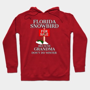 Florida Snowbird GRANDMA Don't Do WINTER Hoodie